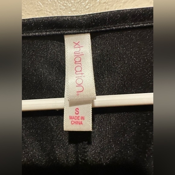 Xhilaration Sheer Black Blouse Size Small - Picture 3 of 4